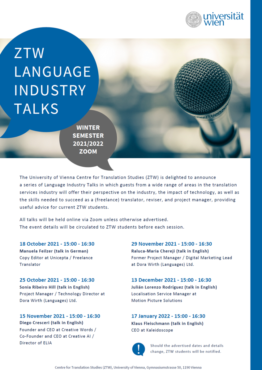 ZTW Language Industry Talks